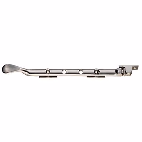Loops Victorian Casement Window Stay in Satin Nickel, 270mm Length