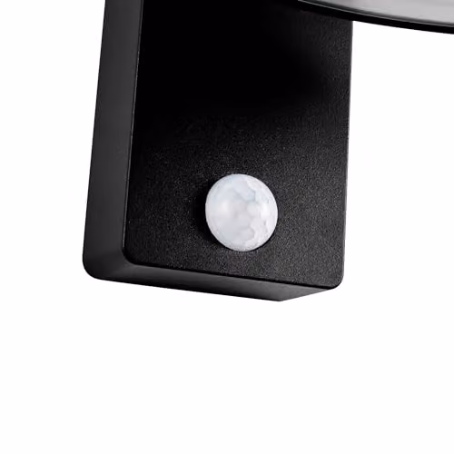 Nordlux Justina Solar LED Outdoor Wall Light, Black Metal, IP44, Warm White 3000k with Motion and Dusk Sensors – 2