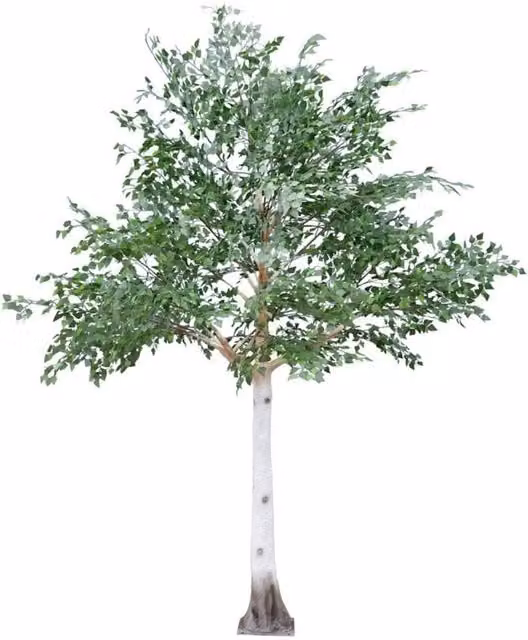 KDMD Artificial Silver Birch Tree in Green, 3.3m Height