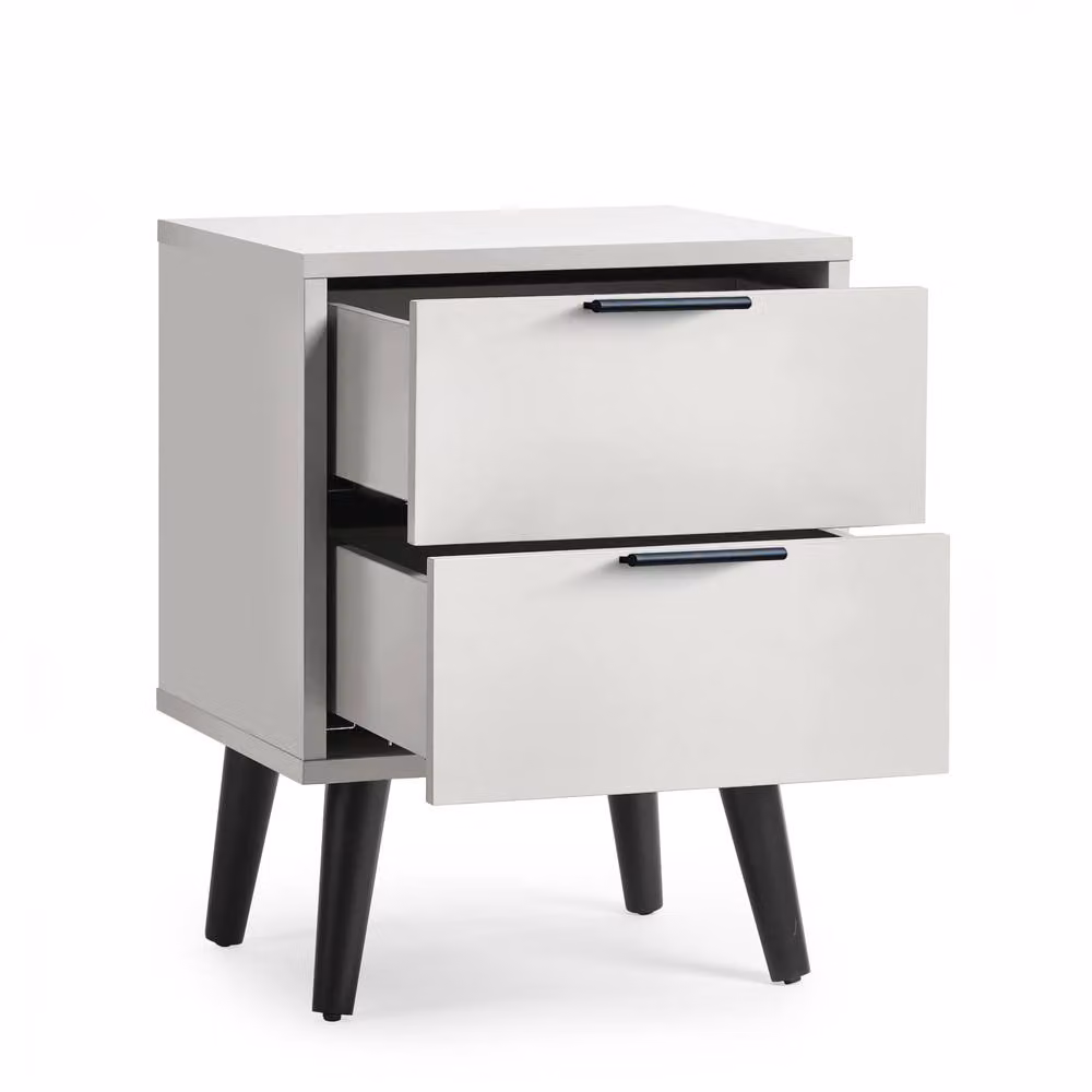 Cheshire Arden 2 Drawer Bedside Unit in Silk Grey – 2