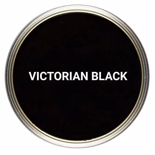 Vintro Victorian Black Dead Matt Chalk Paint, 1 Litre – 2