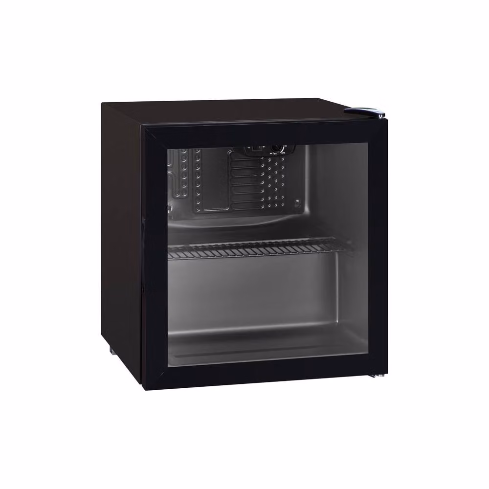 SIA DC3B Mini Drinks Fridge and Wine Cooler, 46L Table Top Model with Glass Door, Black, W/D/H: 47.5 x 39.0 x 47.5 cm – 2