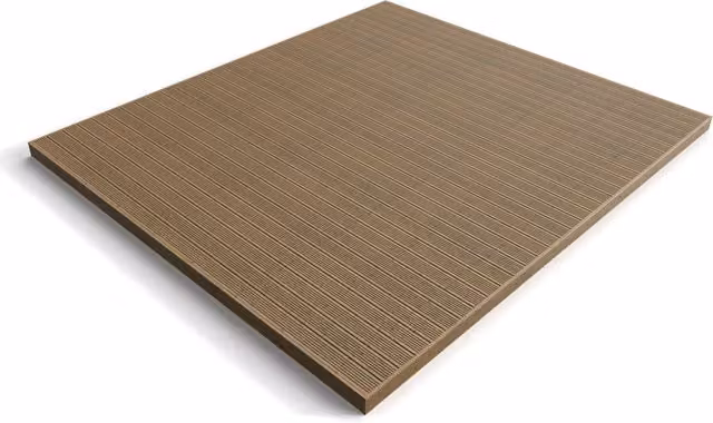 Arbor Garden Solutions Complete Self-Assembly Wooden Decking Kit in Rustic Brown, 15.12m2
