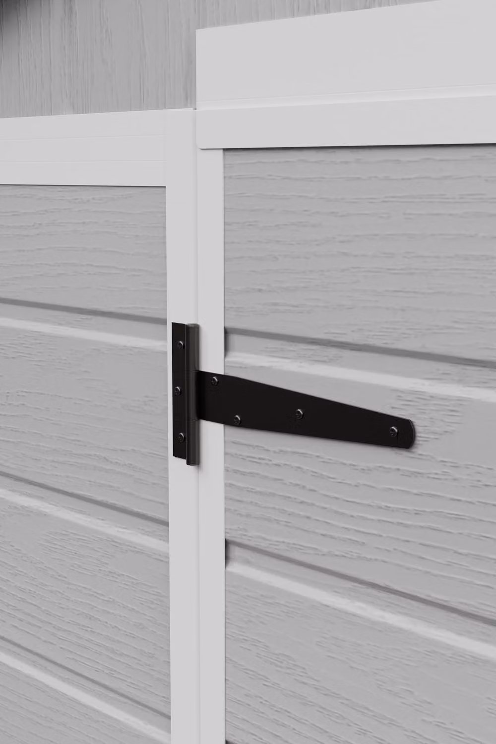 Living and Home Large Gable Garden Storage Shed in Grey, W: 243.84 cm, D: 127.0 cm, H: 226.5 cm – 4