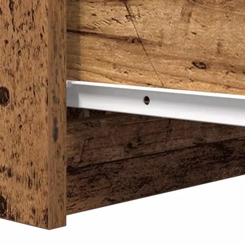 vidaXL Modern Sideboard in Old Wood Brown, W/D/H: 37.5 x 35.0 x 76.0 cm – 4