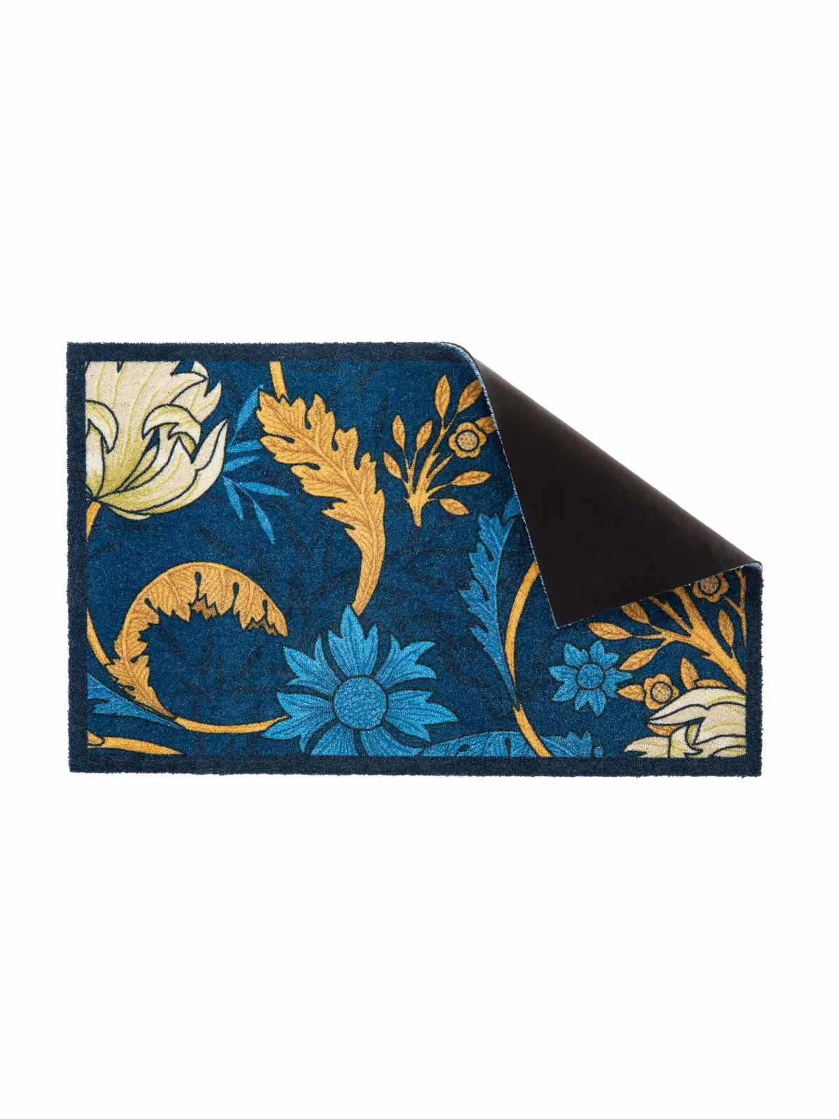 Artsy Mats William Morris Blue Floral Washable Non-Slip Indoor Doormat W: 80 cm, D: 50 cm – 3