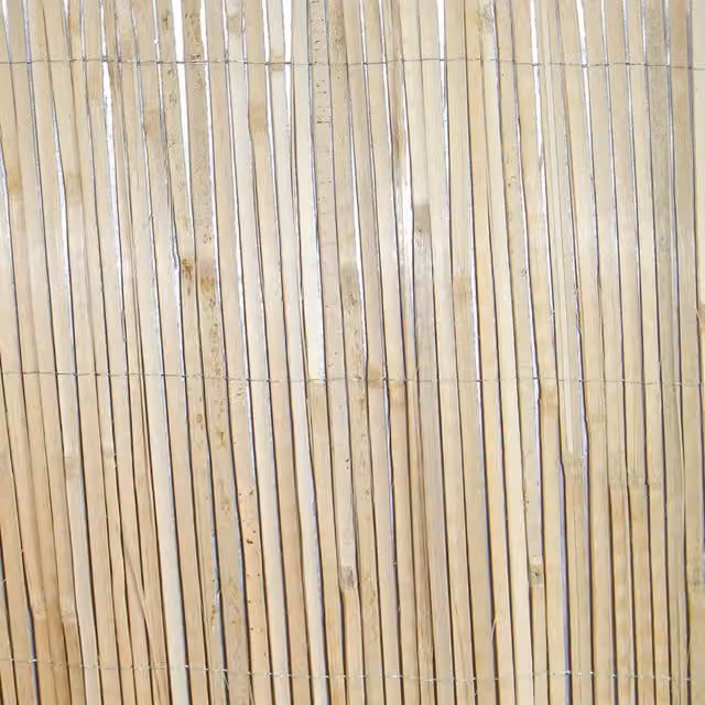 Woodsgood Woven Bamboo Garden Screening Mat, Beige, Height: 200 cm