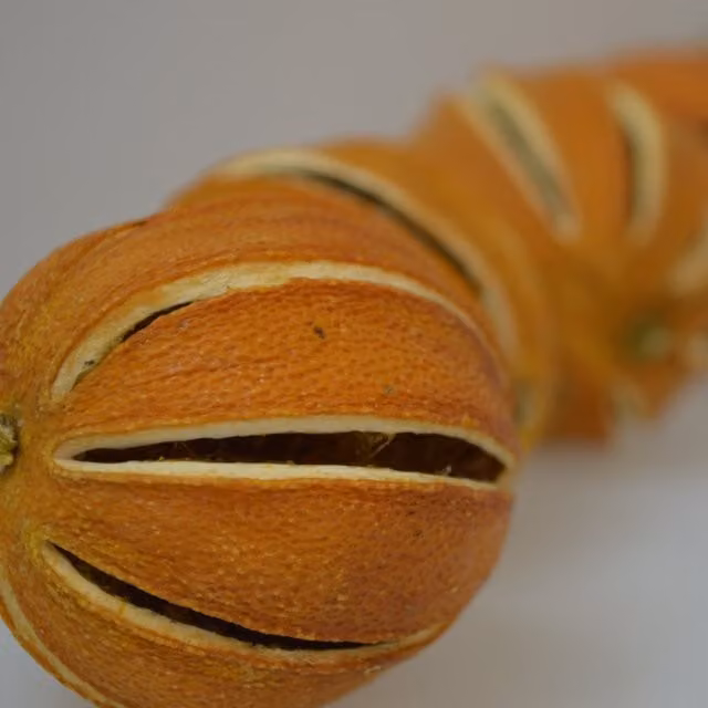 Natural Crafts Rustic Decorative Dried Orange Slices for Wreath Making, 20 Pieces