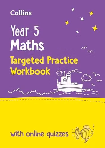 Collins Year 5 Maths Targeted Practice Workbook for KS2 School and Home Learning, Multicolour – 1