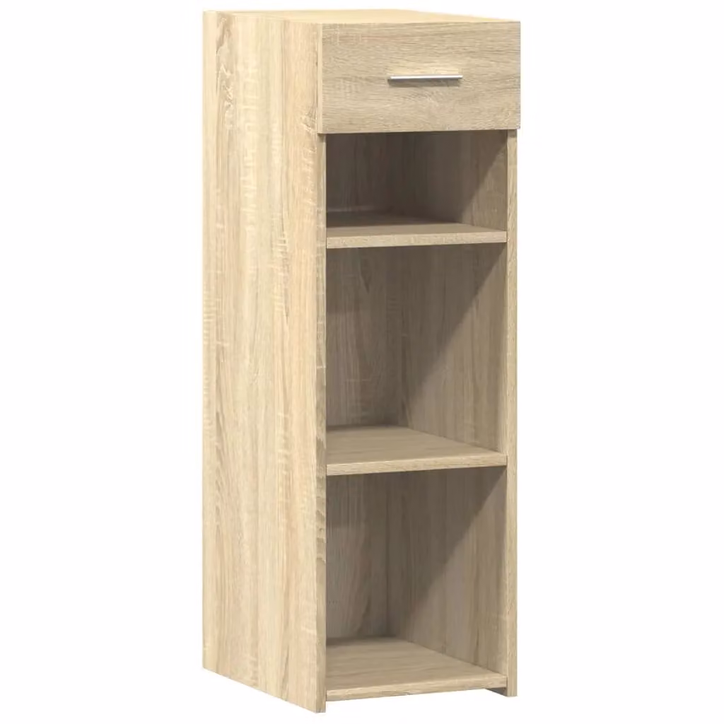 Berkfield Home Sonoma Oak Sideboard in Brown and Beige, W/D/H: 30 x 42.5 x 93 cm – 2