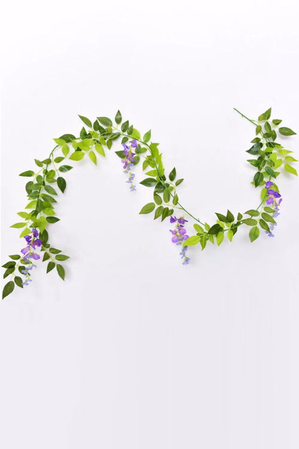 Living and Home 2 Piece Purple Artificial Wisteria Flower Garland Decoration – 4