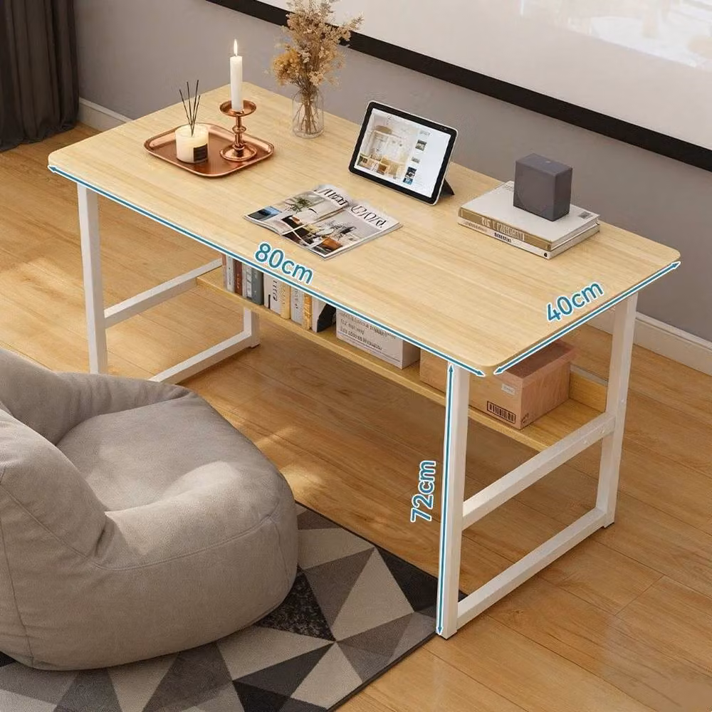 FORGEVIO White Computer Desk with Footrest for Home Office – 2