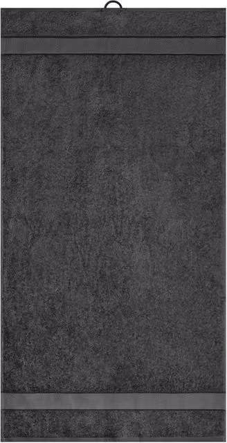 Myrtle Beach Fluffy Cotton Terrycloth Hand Towel in Grey, W: 50 cm x H: 42 cm – 1
