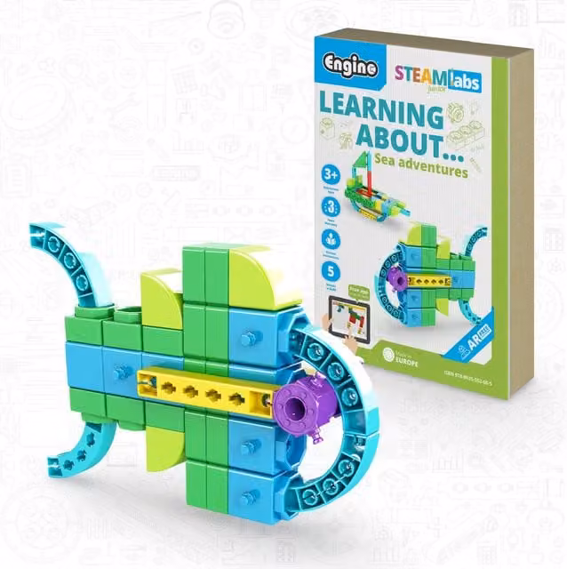Engino Stem Labs Junior Multicolour Large Bricks Learning Set
