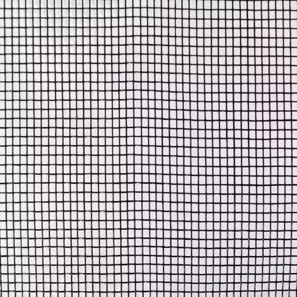 Berkfield Home Black Fibreglass Mesh Screen W: 100 cm, L: 1000 cm – 4