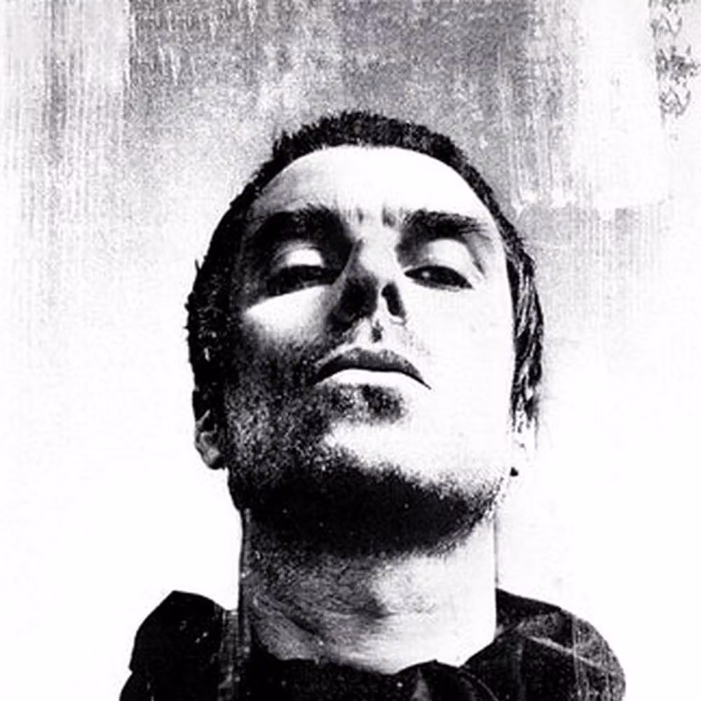 Liam Gallagher Why Me Why Not Typography Paper Poster in Black – 2