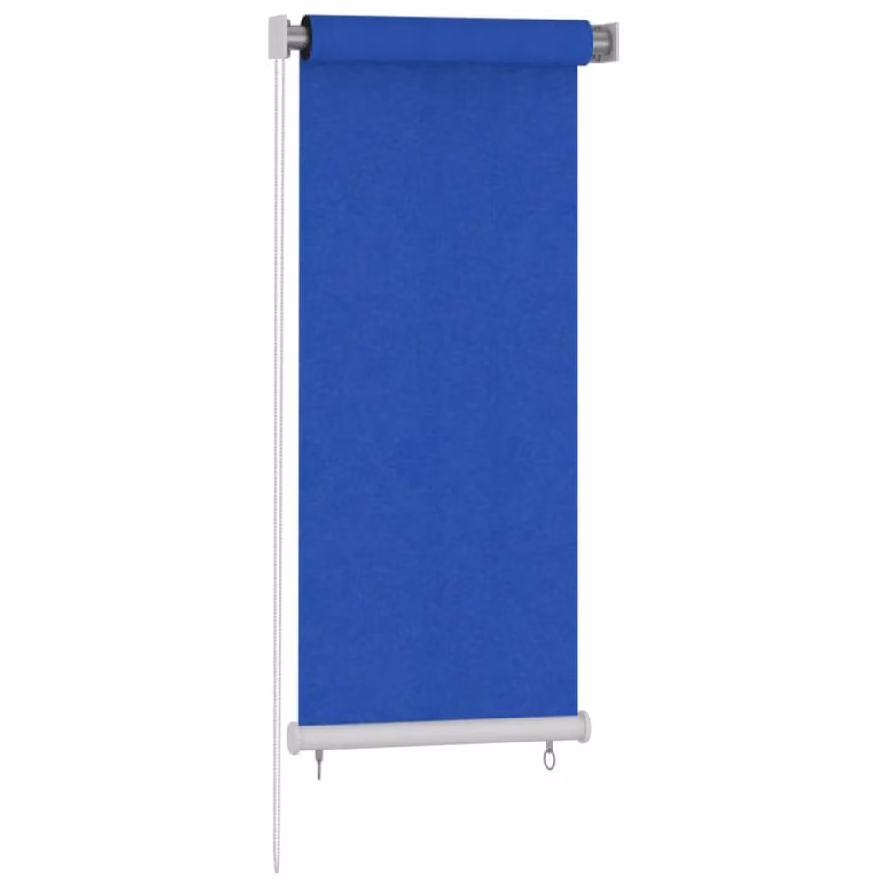 Berkfield Home Outdoor Roller Blind, Blue HDPE, W: 60 cm, H: 140 cm – 2