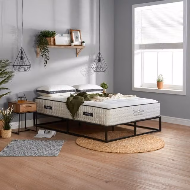 SleepSoul Harmony Hybrid Memory Foam Mattress, White, W/D/H: 140 x 200 cm