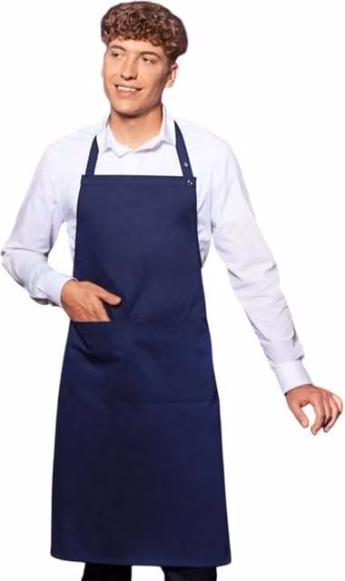 Karlowsky Teneriffa Bib Apron in Navy Blue