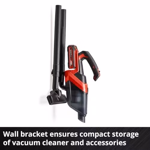 Einhell TE-HV 18/06 Li-Solo cordless bagless hand vacuum cleaner in red – 6