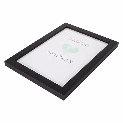 Happy Homewares Modern Black Rectangular A5 Picture Frame for Wall or Tabletop, W: 15 cm, H: 21 cm – 4