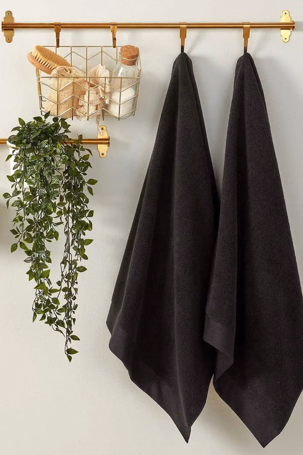 Christy Luxe Elegant 100% Turkish Cotton Bath Sheet in Black, 730GSM – 4