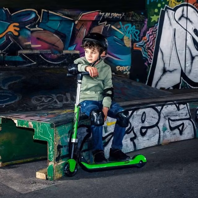 Xootz Elements Foldable Electric Scooter - Green