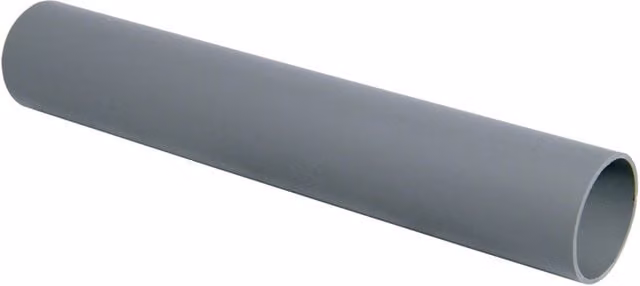 FloPlast Grey Push Fit Plastic Waste Pipe 40mm x 3 Metre