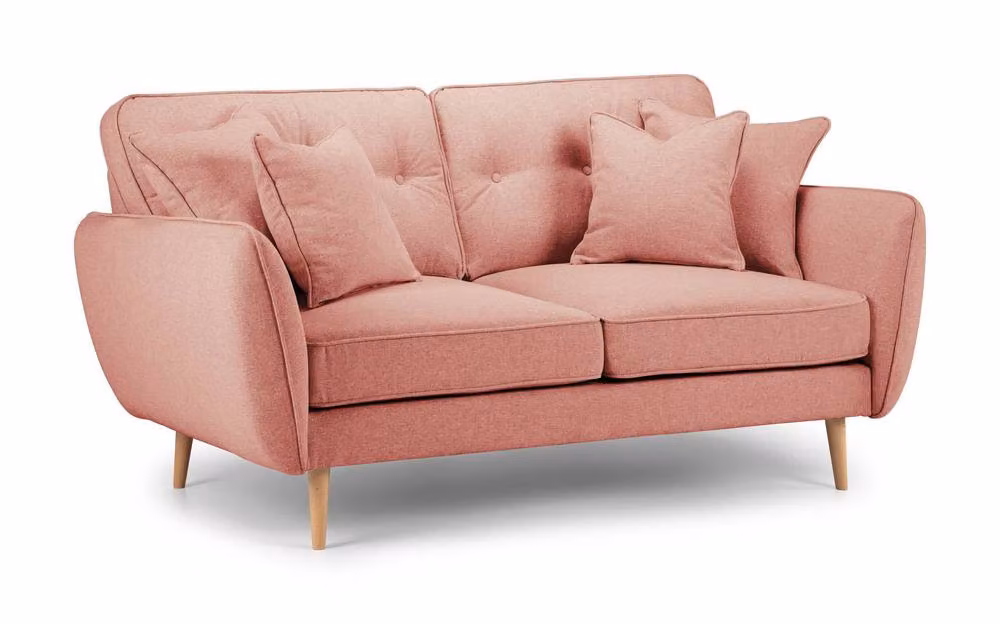 The Great Sofa Company Ailis Medium Upholstered Fabric Sofa in Coral – 2