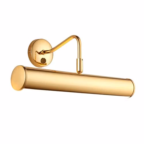 Endon PL350/SW Switched Brass Swan Neck Picture Light