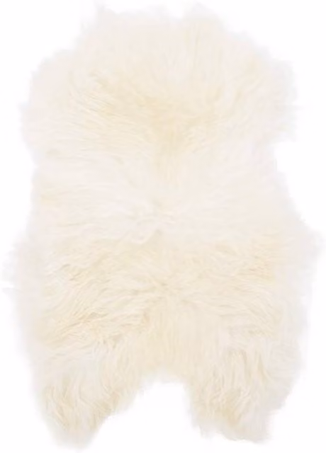Berkfield Home Icelandic Sheepskin Chair Cover in Cream, W/H: 70 x 110 cm – 1