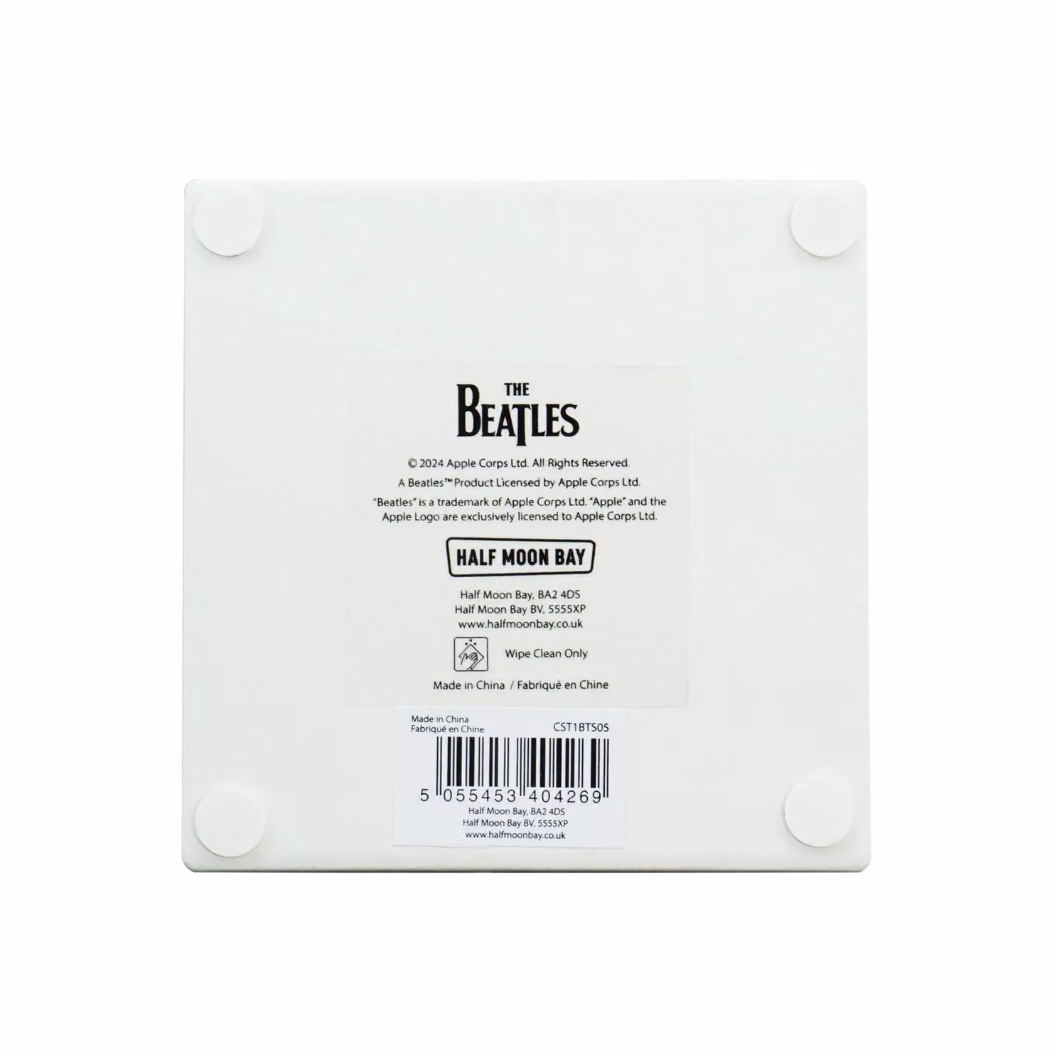 The Beatles Rubber Soul Square Ceramic Coaster in Black and Multicolour – 2