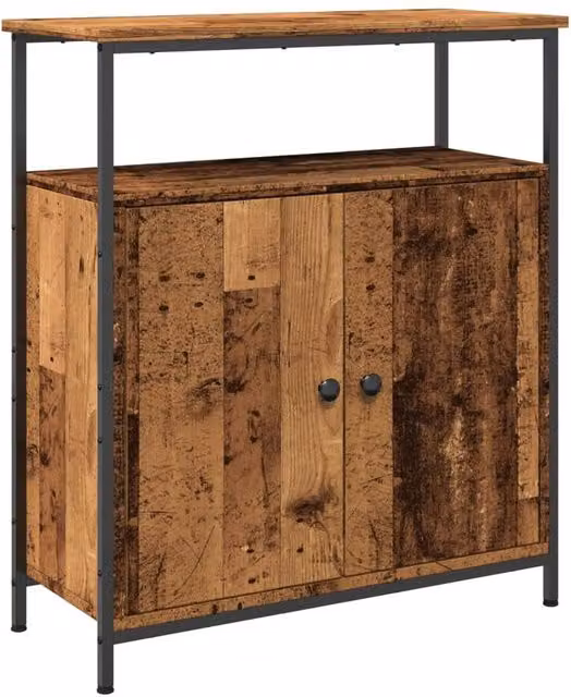 Berkfield Home Old Wood Sideboard in Brown, W/D/H: 70 x 30 x 80 cm – 1