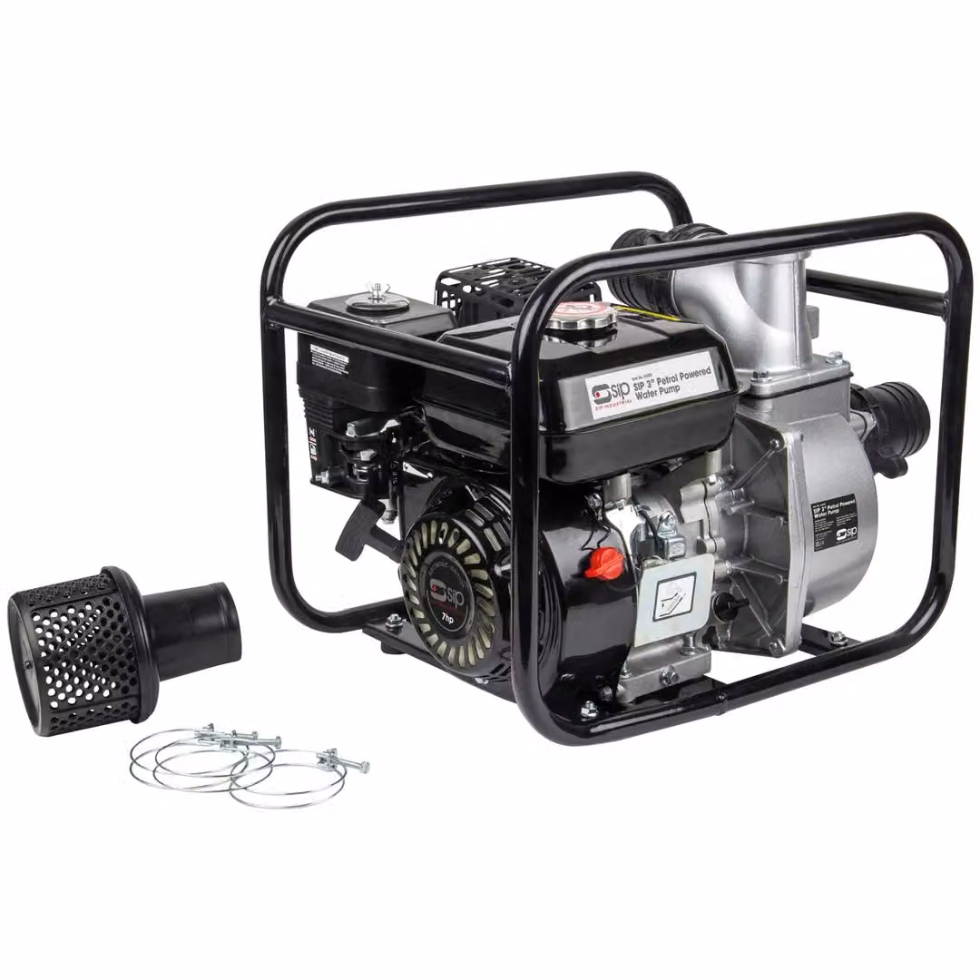 SIP 3 Inch Petrol Water Pump in Silver and Multicolour – 2