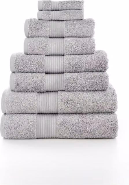 Deyongs Bliss Pima Supersoft Fluffy Cotton 650gsm Bath Sheet in Light Grey
