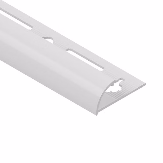 Cheshire Mouldings White PVC Tile Trim (T) W: 9.3mm, L: 26mm, 2.4m - Pack of 5