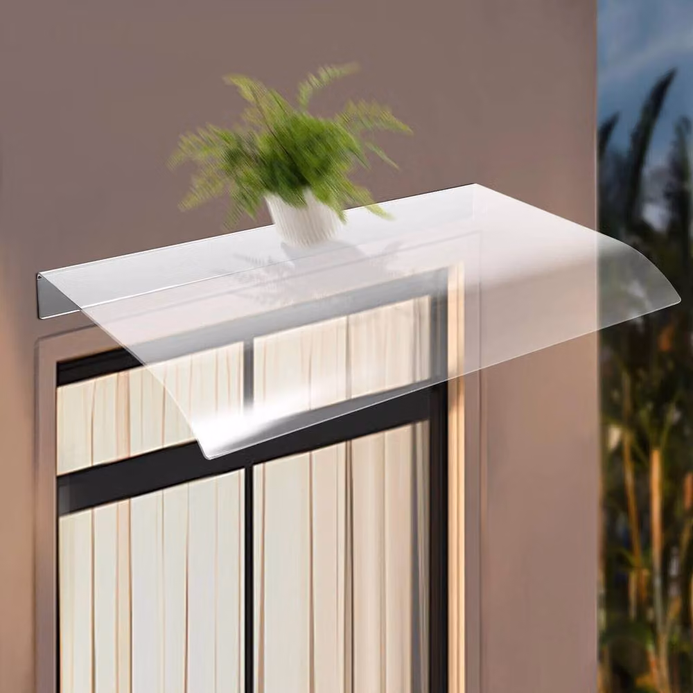 NESTLUNE DIY Transparent Polycarbonate Outdoor Window Awning – 4