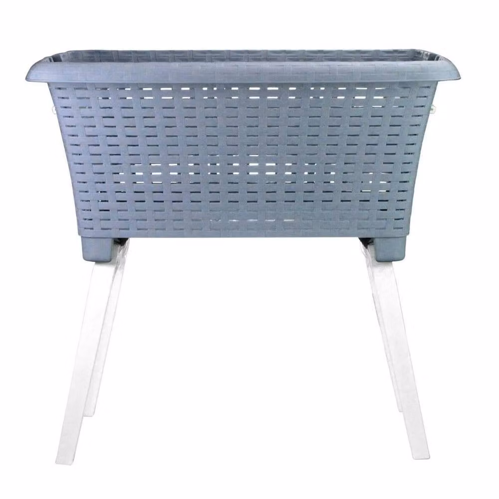 SPETLEK Large Plastic Laundry Washing Basket in Blue – 2