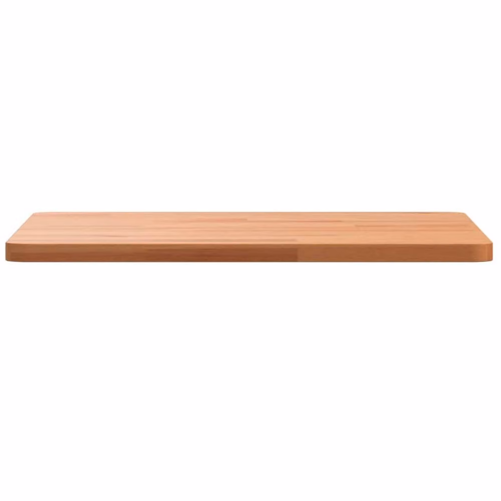 Berkfield Home Square Solid Wood Beech Table Top, Brown, W: 40 cm, D: 40 cm, H: 1.5 cm – 2