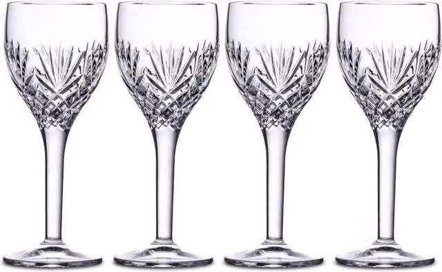 Royal Doulton Highgate Set of 4 Crystal Clear Wine Glasses