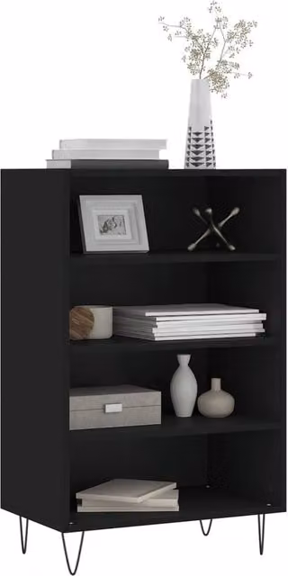 Berkfield Home Black Modern Highboard W/D/H: 57 x 35 x 90 cm – 1