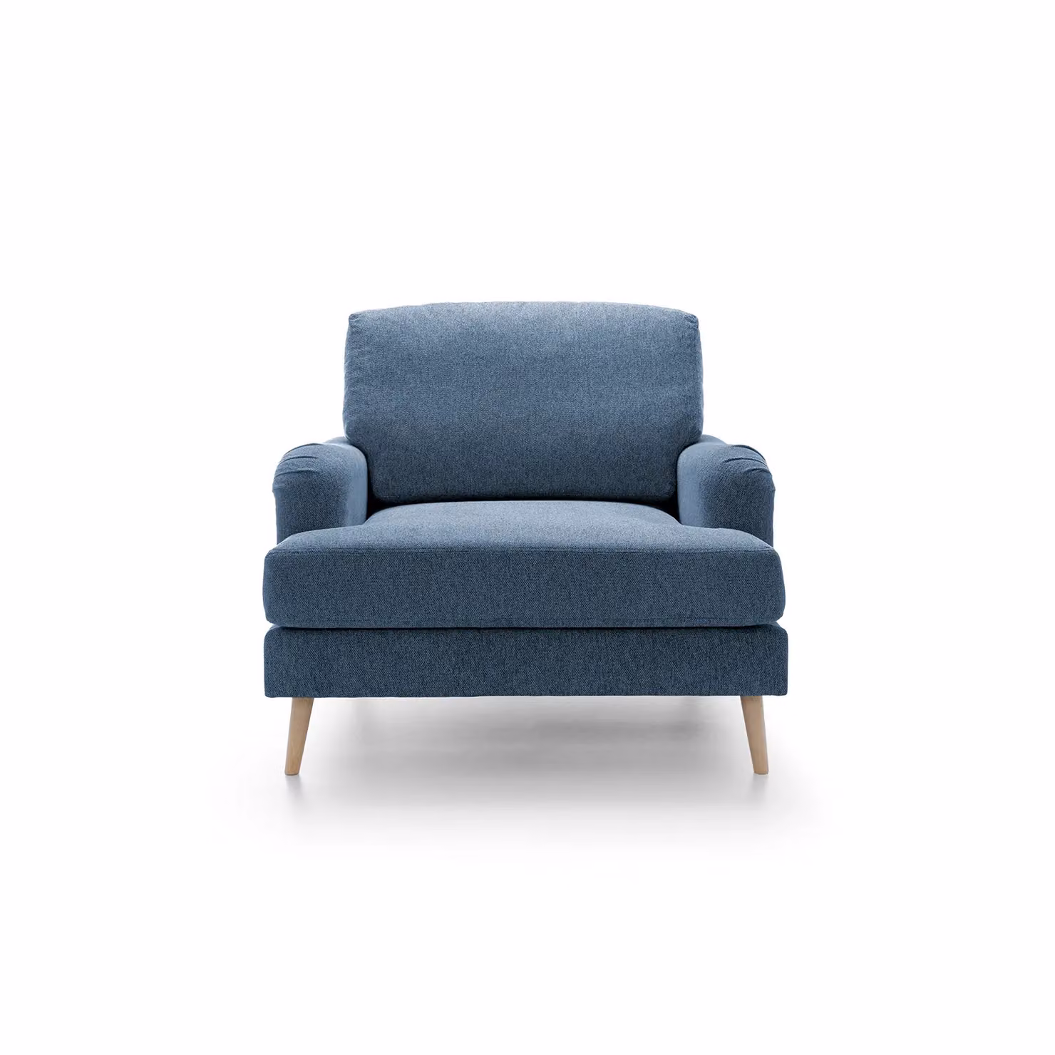 Abakus Direct Harper Armchair in Blue Chenille Fabric – 2