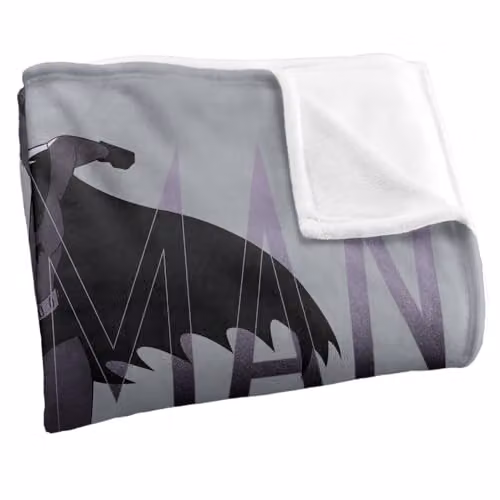LOGOVISION Batman Caped Crusader Animated Series Super Soft Fleece Throw Blanket, Multicolour, W: 127 cm, D: 152.4 cm – 2