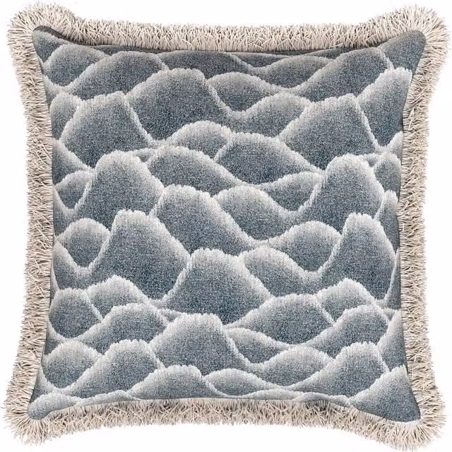 Harlequin Zuni Blue Cotton Square Cushion W/D/H: 45 x 45 x 45 cm