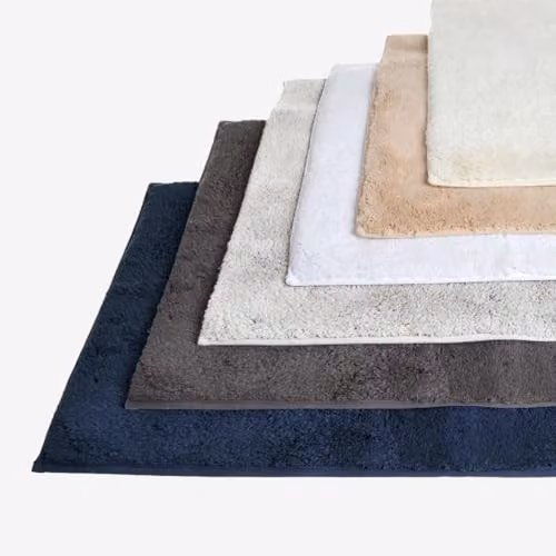 Allure Bath Fashions Non-Slip Cotton Bath Mat, Beige, W: 80 cm, D: 50 cm – 3