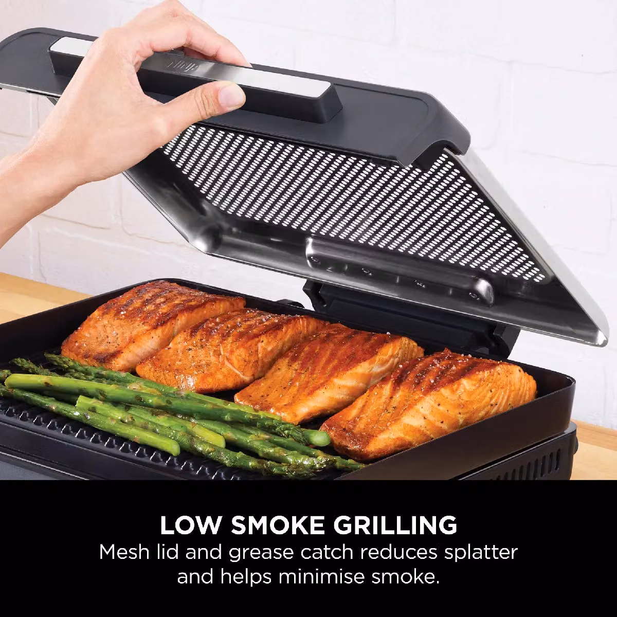 Ninja Sizzle Low Smoke Indoor Grill and Flat Plate GR101UK in Black – 7