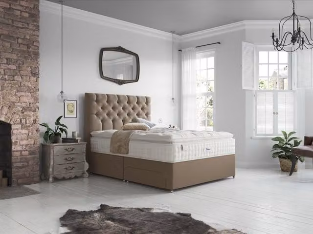 Relyon Luxury Silk 2850 Soft Pocket Spring Mattress, White, W: 137.16 cm