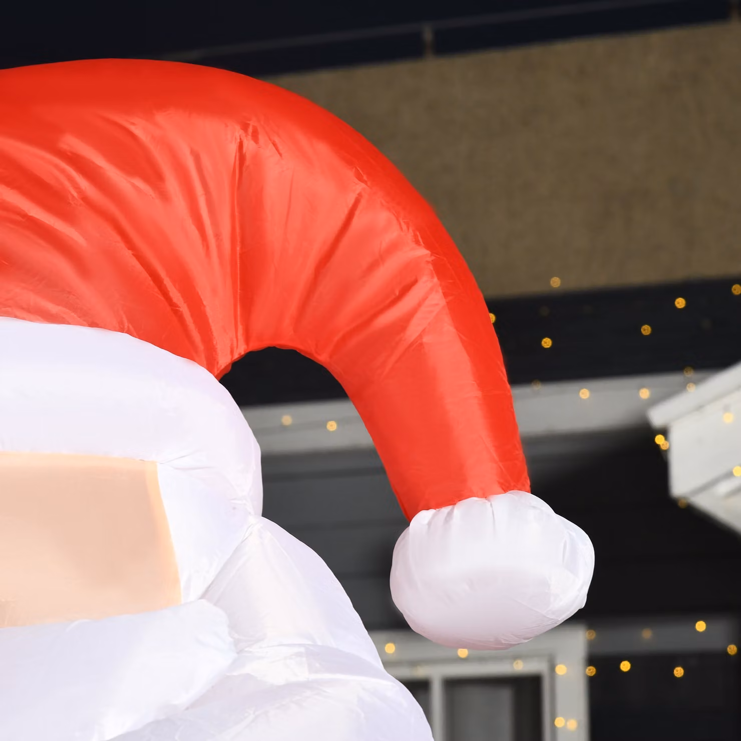 HOMCOM Inflatable Christmas Santa Claus with LED Lights, Red, Height: 240 cm – 8