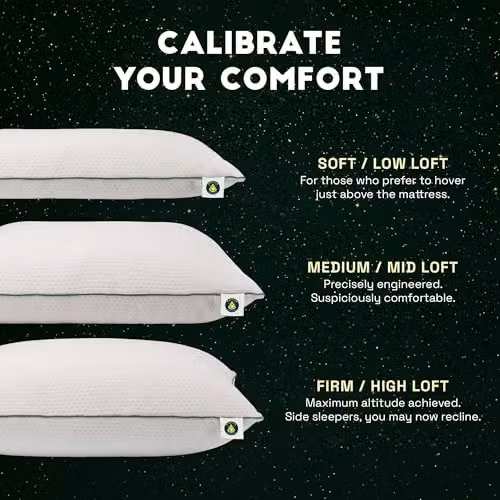 Martian Made Velistra Ultra Soft Microfibre Hotel Pillows 2 Pack, White, W/H: 50 x 75 cm – 8