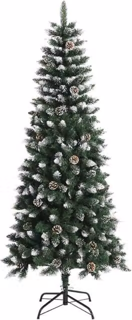 Berkfield Home Artificial Christmas Tree in Green with Stand, Height: 180 cm – 1